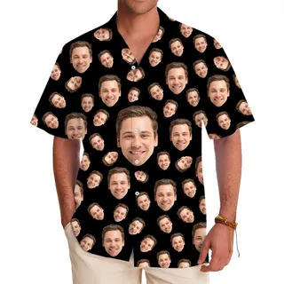 Custom Face Classic Hawaiian Shirt With Preview