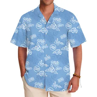 Personalized Tropical Short Sleeve Shirt With Logo