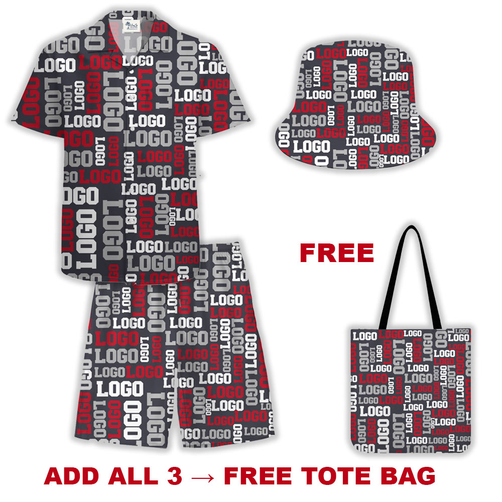 [Live Preview] Custom Company Logo Button Shirt