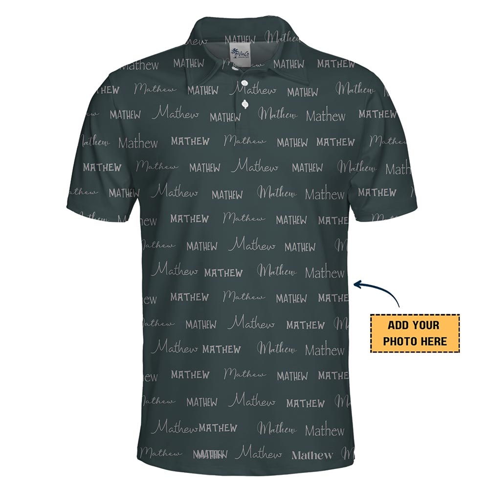 Custom Polo Shirt With Your Name With Live Preview