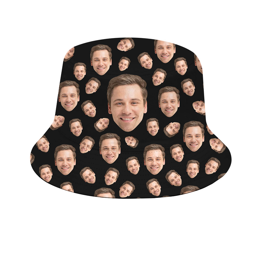 Fun Custom Face Bucket Hats With Preview