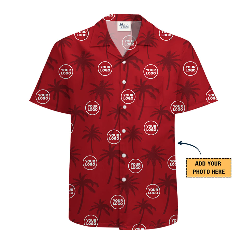 Personalized Palm Tree Short Sleeve Shirt With Live Preview