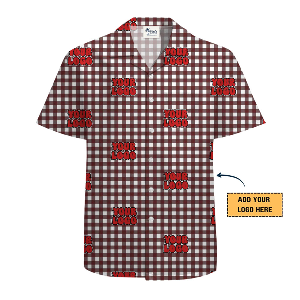 Custom Logo Caro Button Shirt
