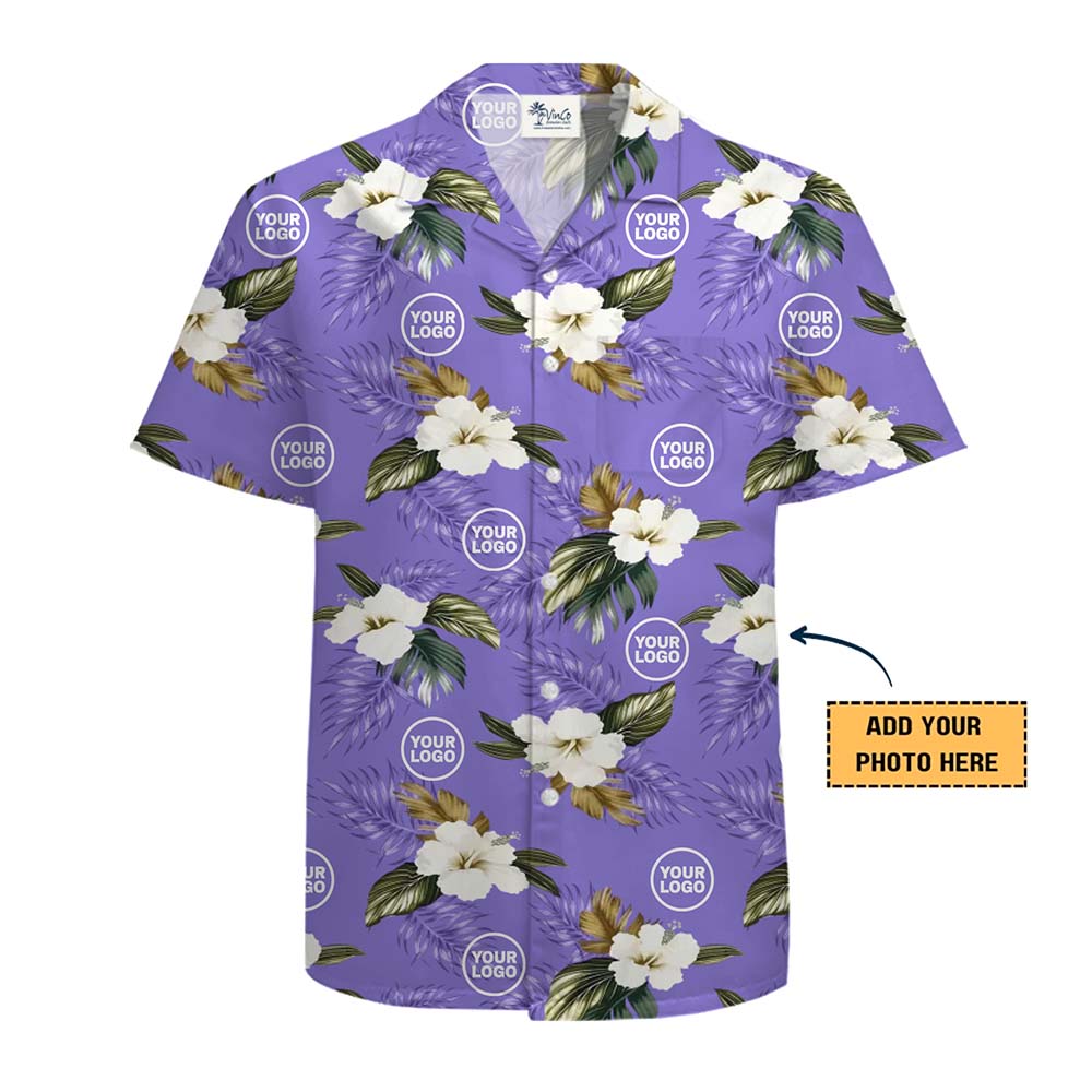Plus Size Aloha Shirts With Free Customizable Logo