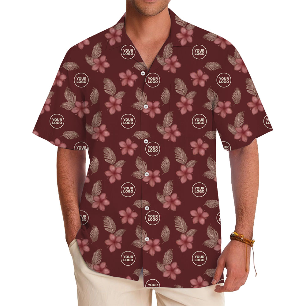 Custom Tropical Floral Hawaiian Shirt With Live Preview - variant image 1