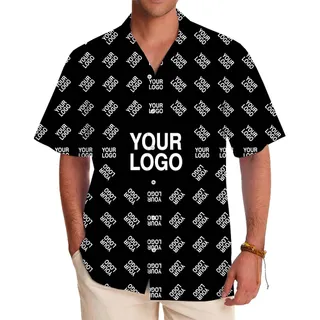 Basic Custom Logo Hawaiian Shirts With Instant Preview