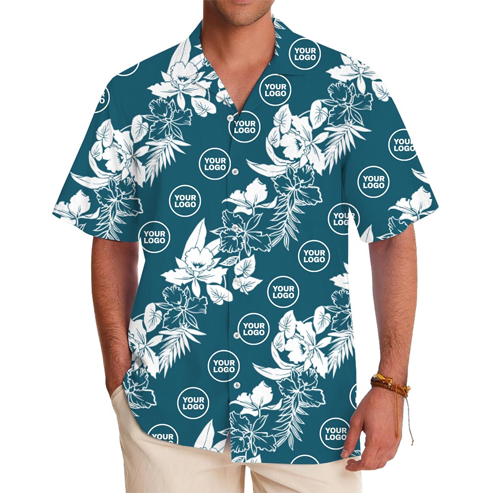 [Live Preivew] Custom Hawaiian Shirt with Hibiscus Flower – Personalized Island Style - variant image 1