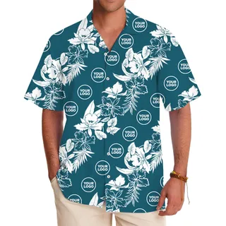 [Live Preivew] Custom Hawaiian Shirt with Hibiscus Flower – Personalized Island Style
