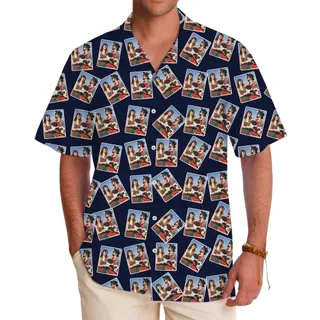 Unique Custom Photo Button Up Shirt No Minimum