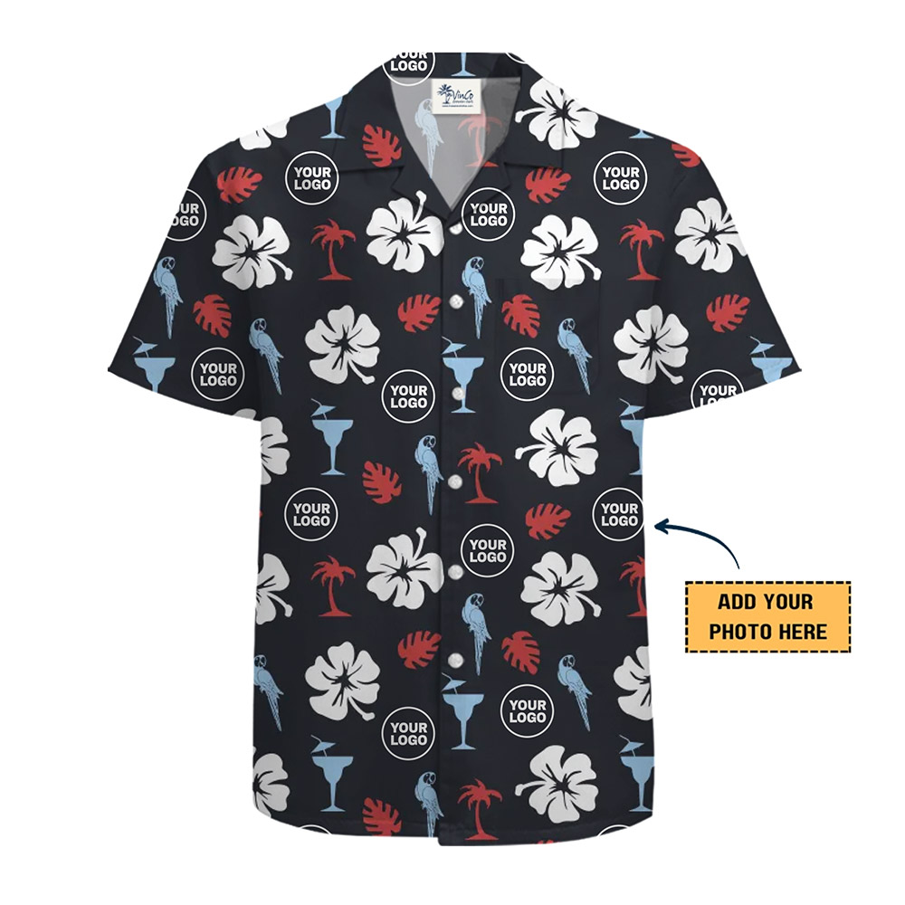 Personalized Tropical Shirt With Logo Hawaiian Vibe