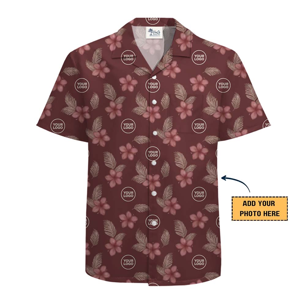 Custom Tropical Floral Hawaiian Shirt With Live Preview