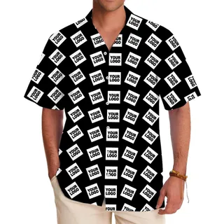 Unique Custom Logo Aloha Shirt With Preview For Men And Women