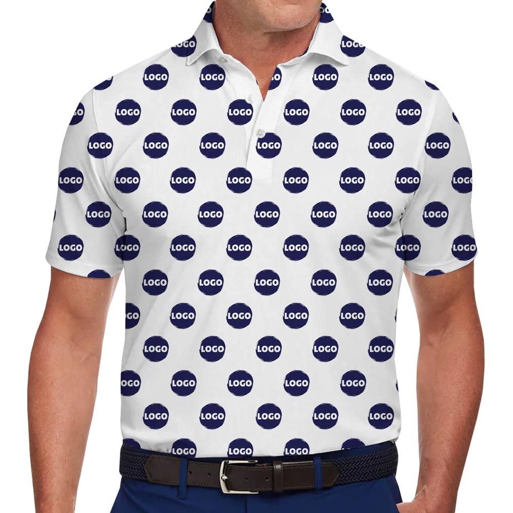 [Big Logo] Custom Stand-out Logo And Color Collared Polo Shirt - variant image 1