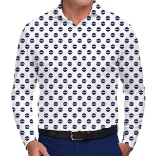 [Small Logo] Long Sleeve Custom Brand Logo Polo Shirt With Preview