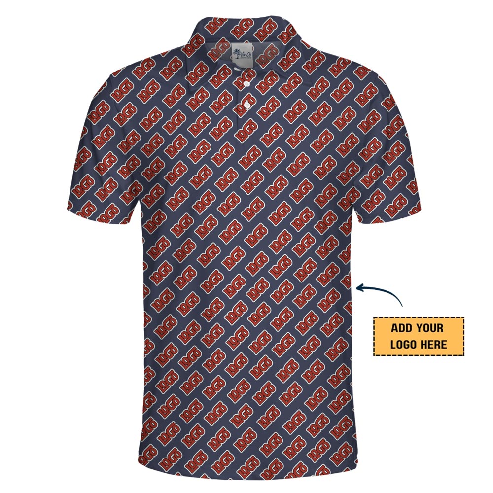 [Live Preview] Custom Multiple Company Logos Polo Shirt
