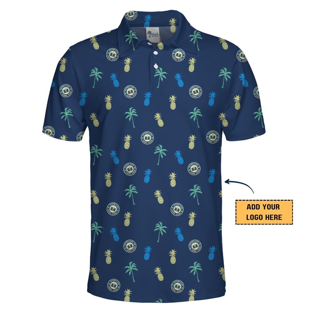 Custom Logo Pineapple Polo Shirt No Minumum