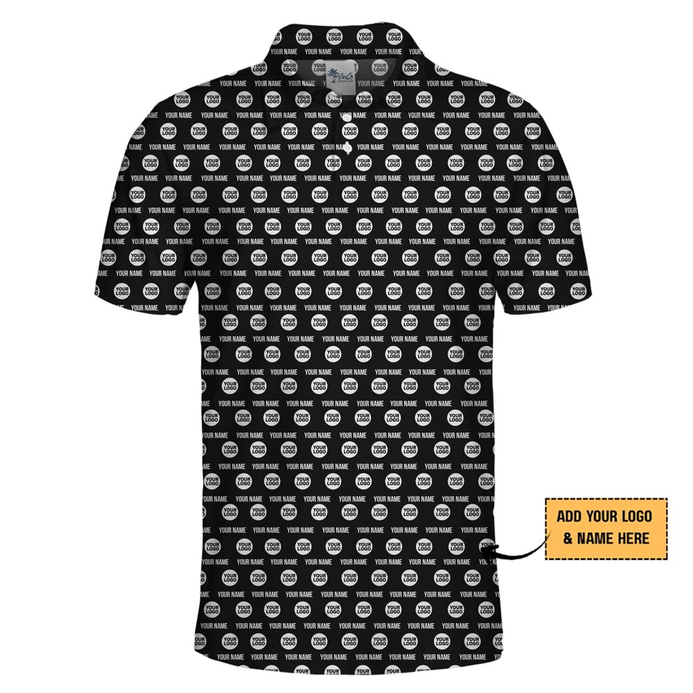 [Live Preview] Customizable Branding Logo And Name Polo Shirt