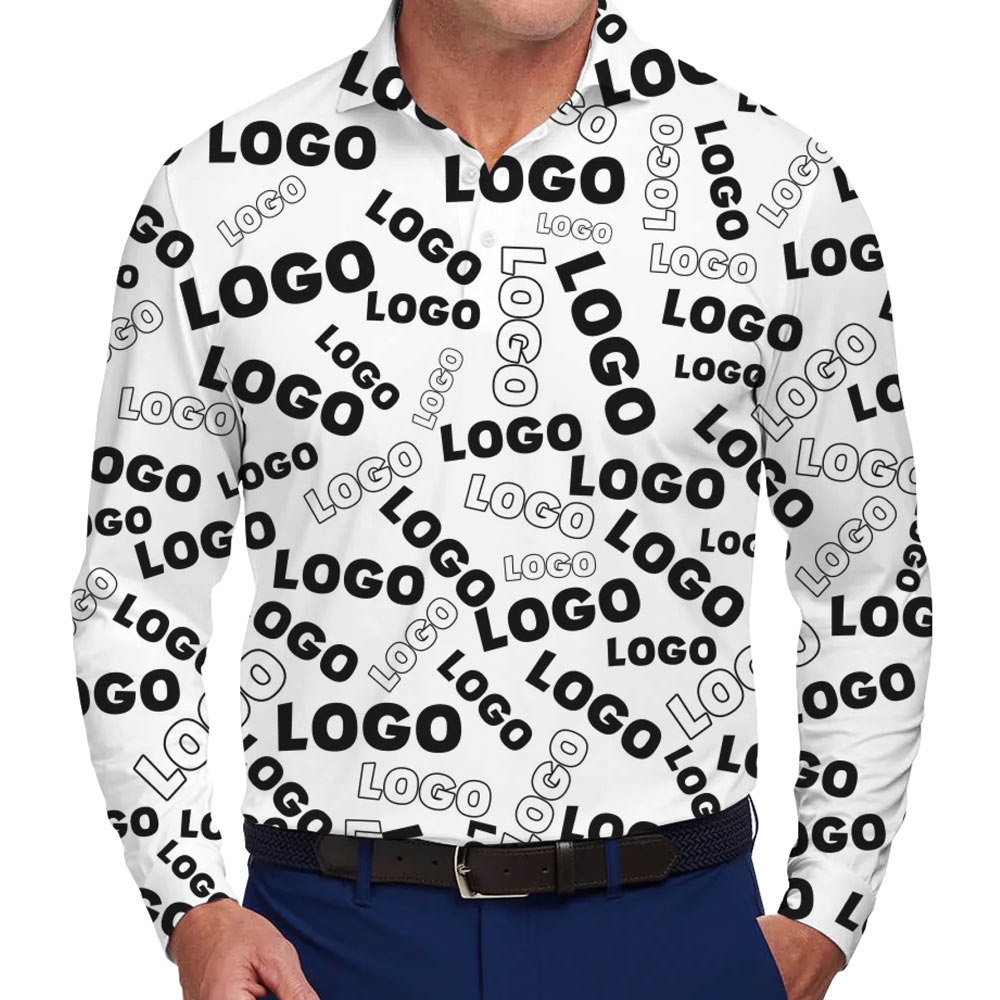 Fully Custom Color Company Logo Long Sleeves Polo Shirt - variant image 1