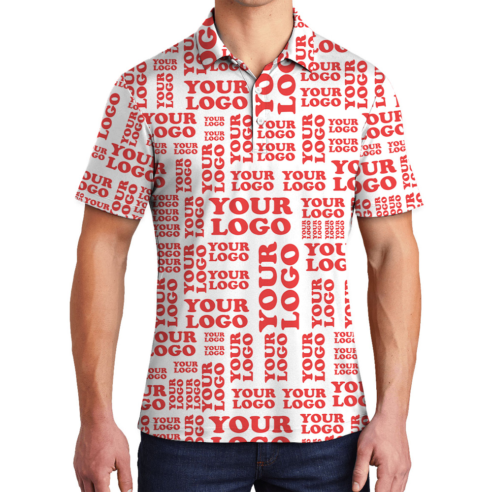 Christmas Holiday Polo Shirt Custom Logo All Over Print - variant image 1