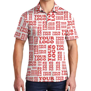 Christmas Holiday Polo Shirt Custom Logo All Over Print