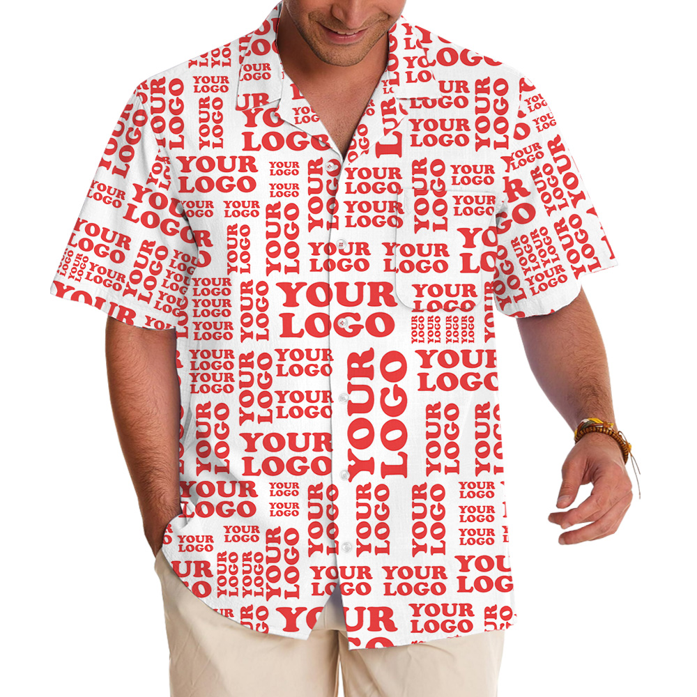 Christmas Holiday Aloha Shirt Custom Logo All Over Print - variant image 1