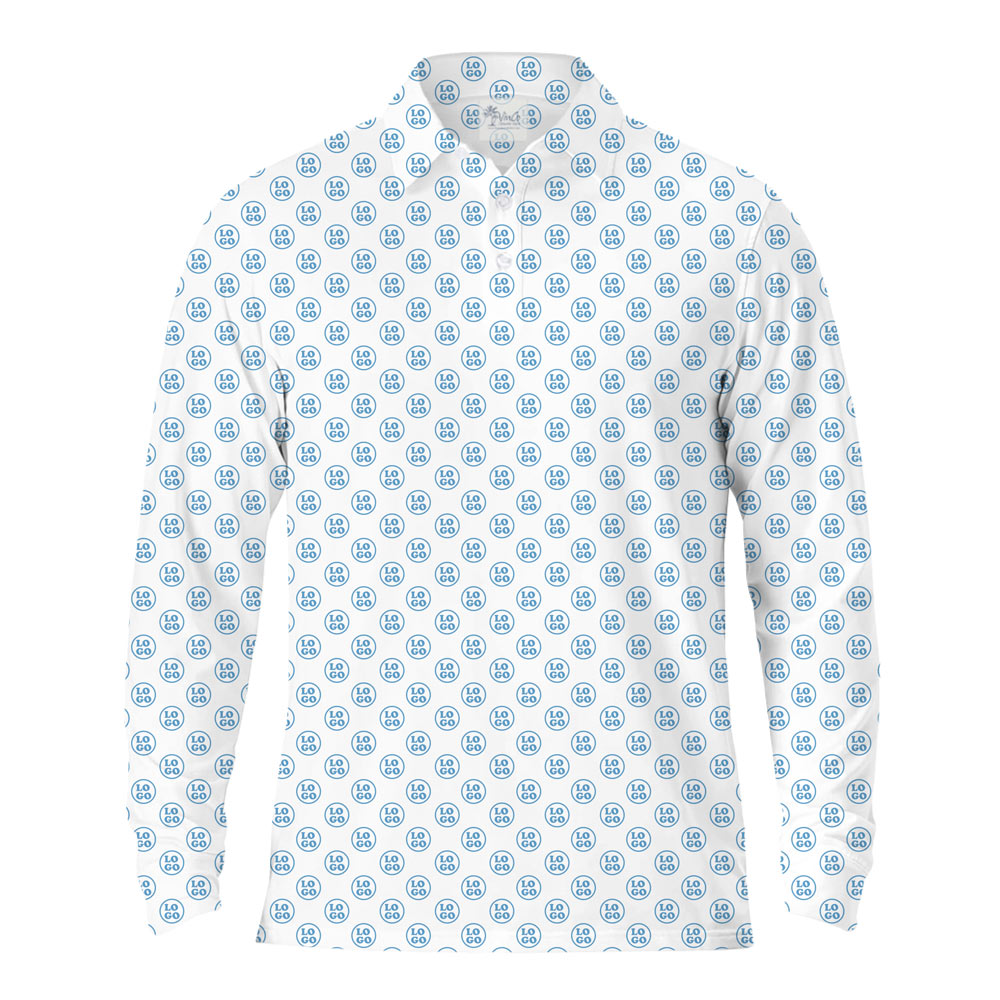 [Live Preview] Custom Small Logo Long Sleeves Polo Shirt