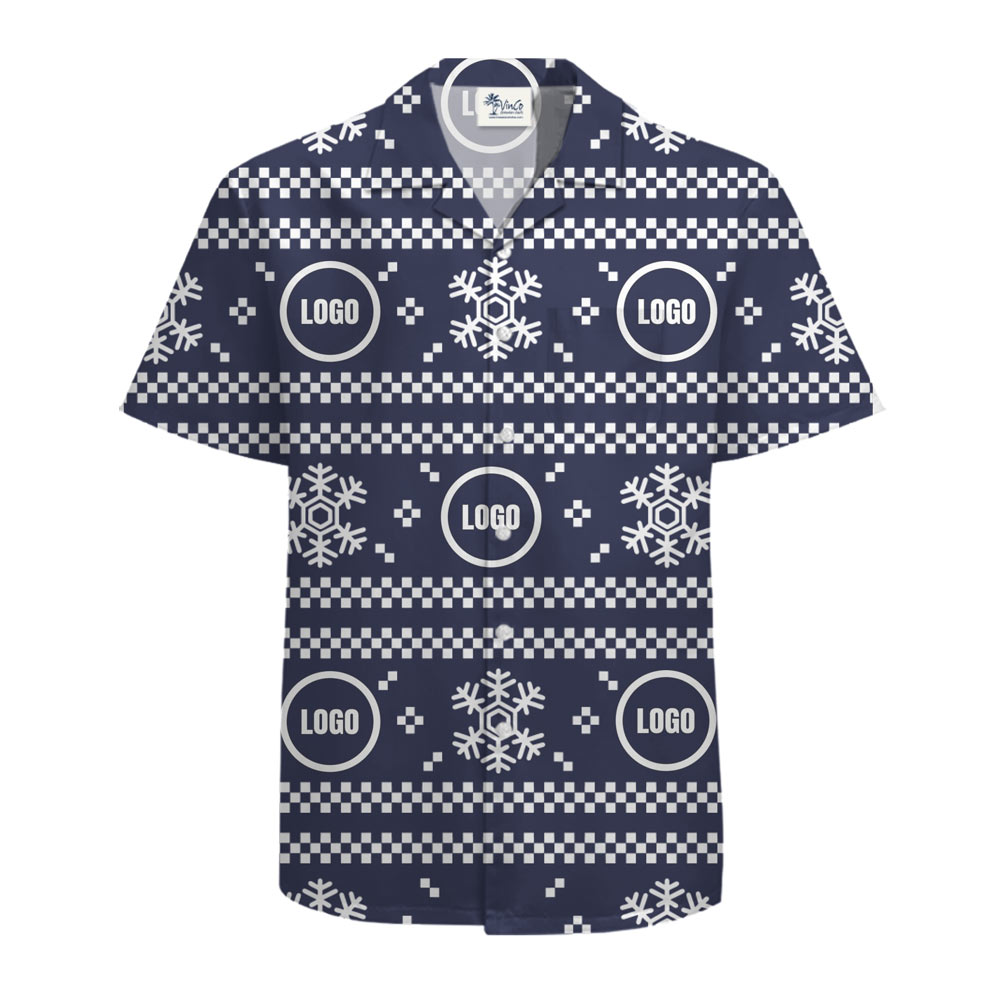 [Live Preview] Hawaiian Shirt Modern Scandinavian Design Custom Logo Christmas