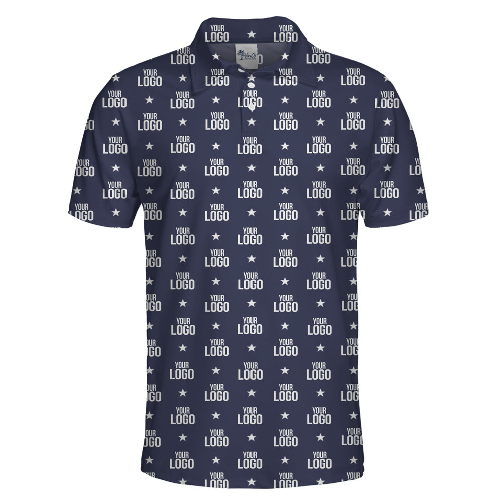 [Live Preview] Fully Custom Logo Polo Shirt With Star