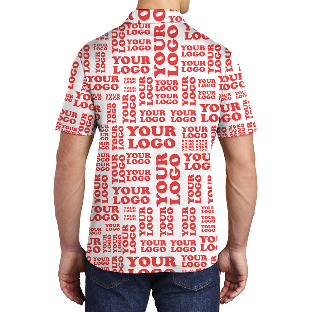 Christmas Holiday Polo Shirt Custom Logo All Over Print