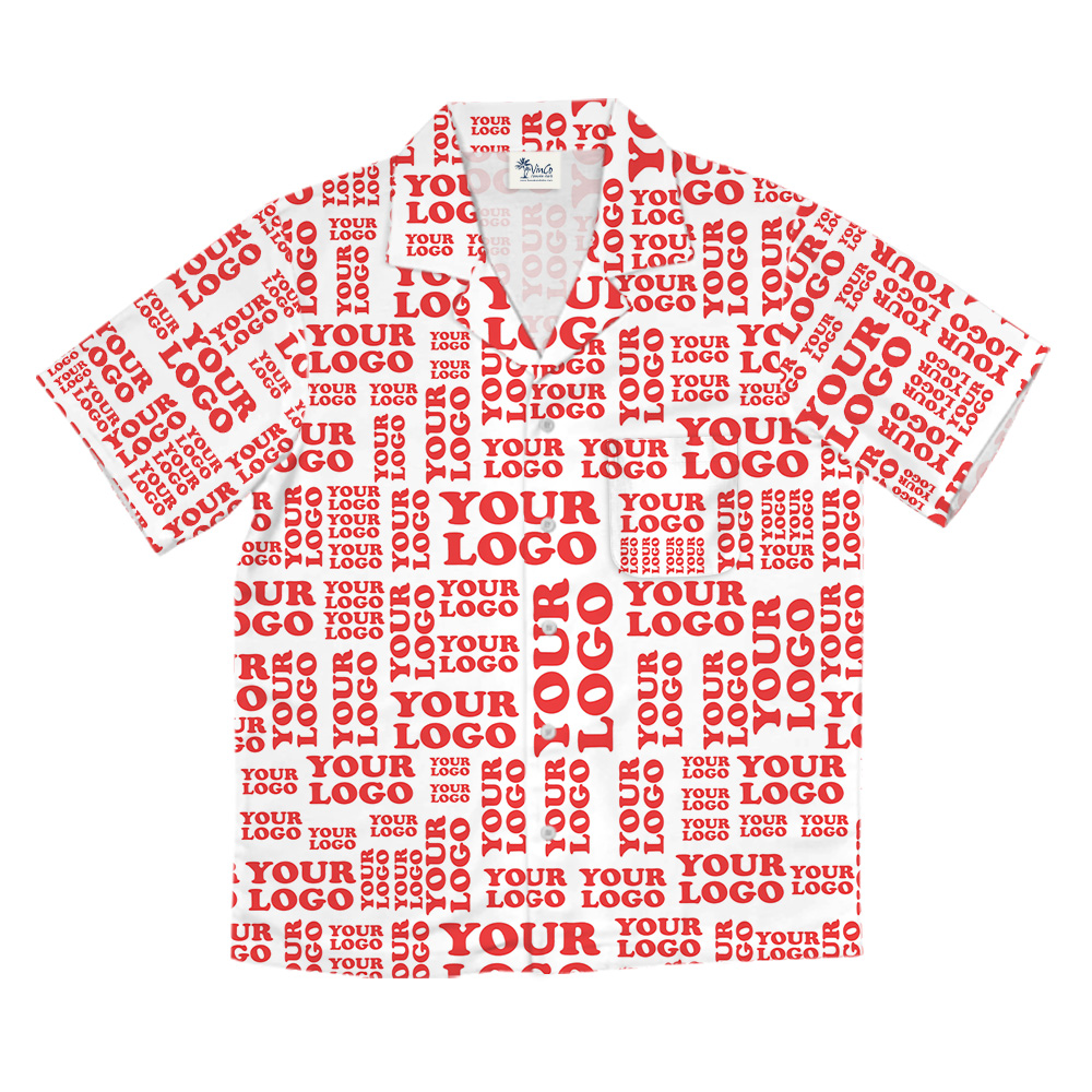 Christmas Holiday Aloha Shirt Custom Logo All Over Print