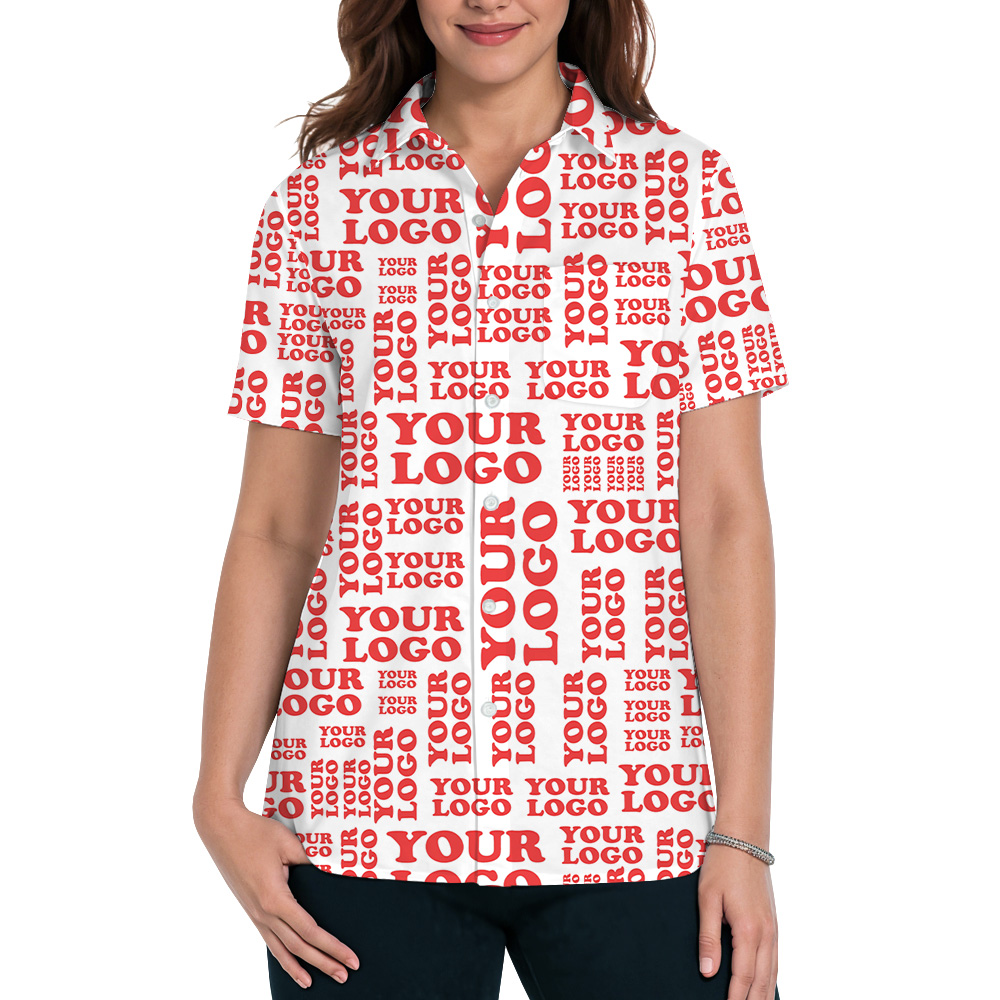 Christmas Holiday Aloha Shirt Custom Logo All Over Print