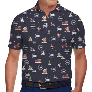 [Live Preview] Warm Air Polo Shirt Christmas Custom Logo