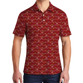 Christmas Custom Company Logo Polo Shirt