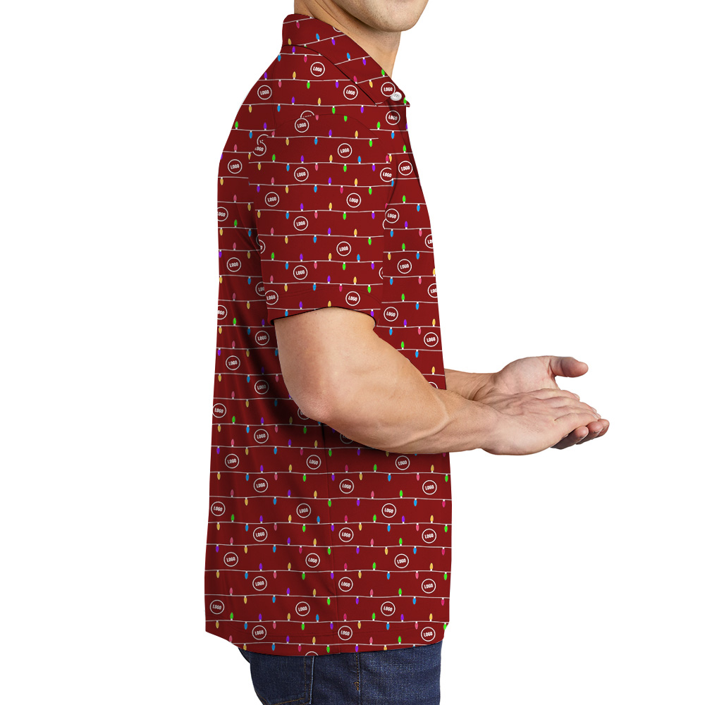 Christmas Custom Company Logo Polo Shirt