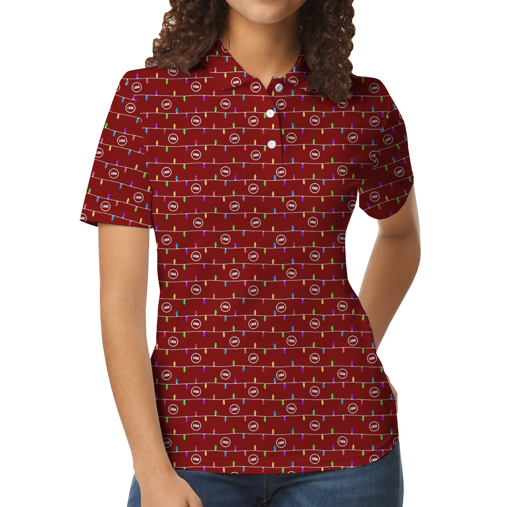Christmas Custom Company Logo Polo Shirt