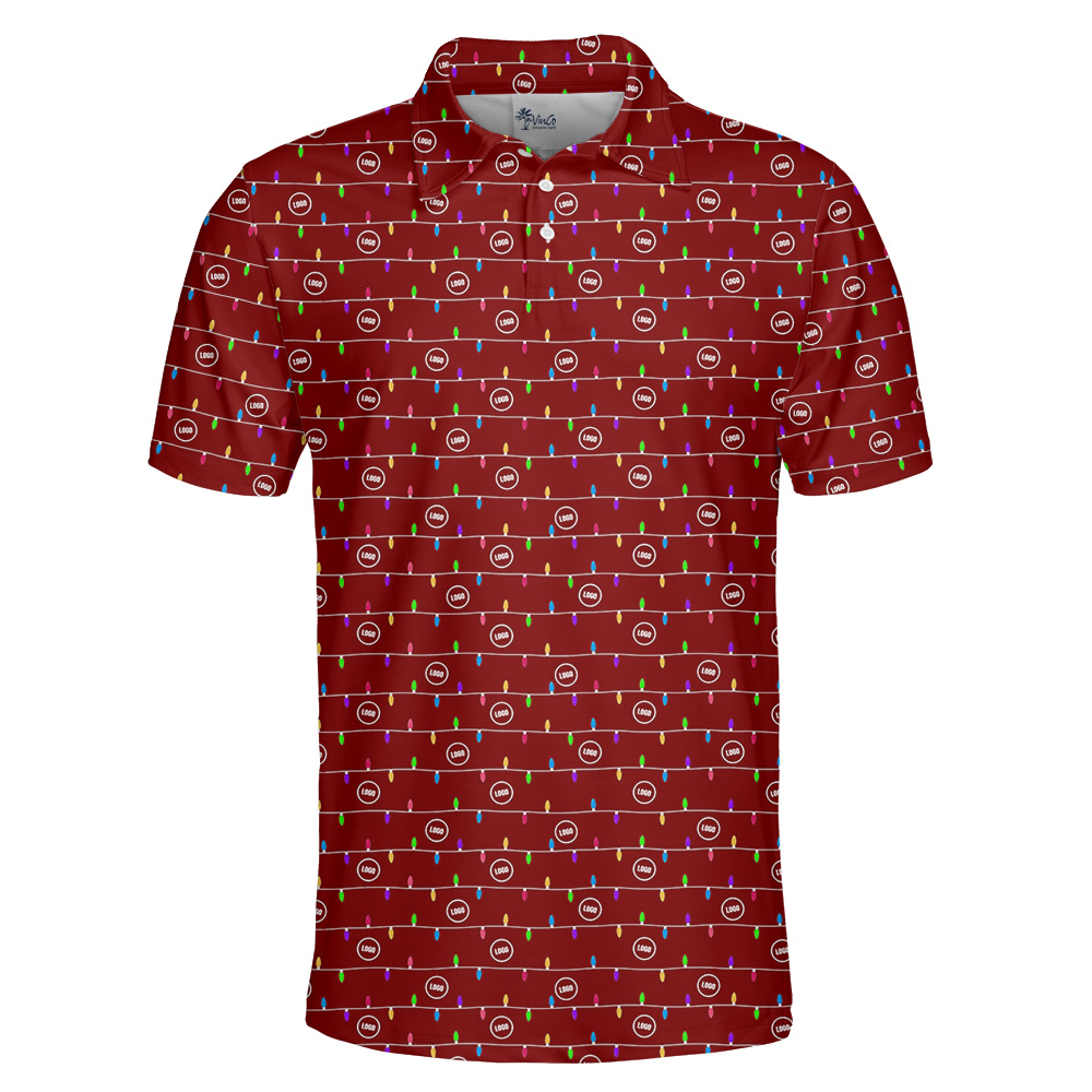 Christmas Custom Company Logo Polo Shirt
