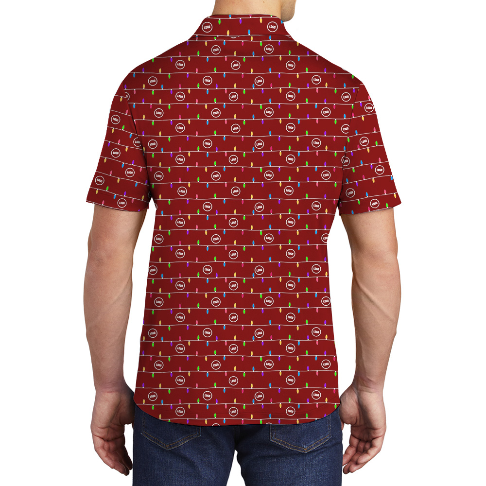Christmas Custom Company Logo Polo Shirt