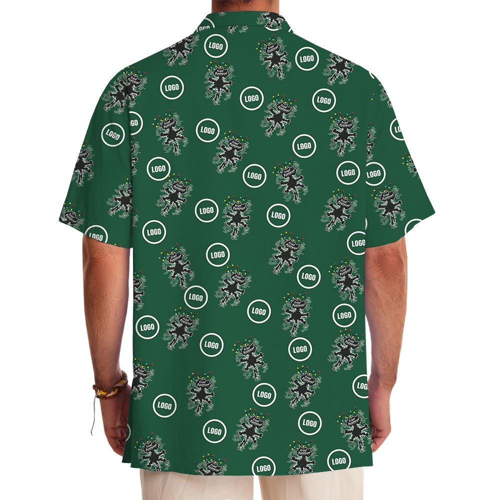 Funny Fried Pussy Cat Custom Logo Christmas Hawaiian Shirt