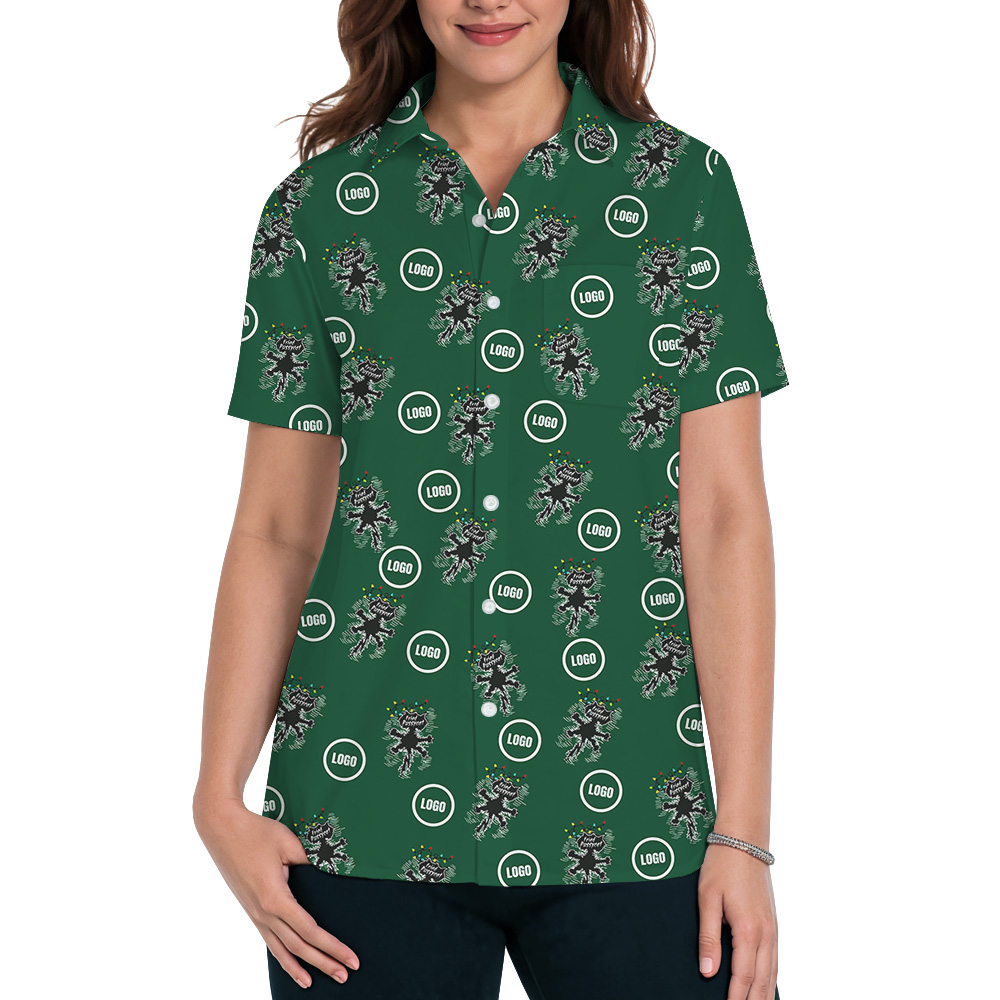 Funny Fried Pussy Cat Custom Logo Christmas Hawaiian Shirt