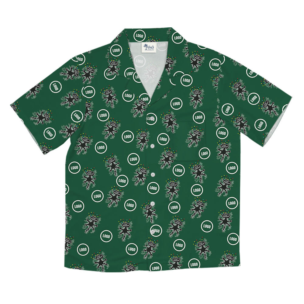 Funny Fried Pussy Cat Custom Logo Christmas Hawaiian Shirt