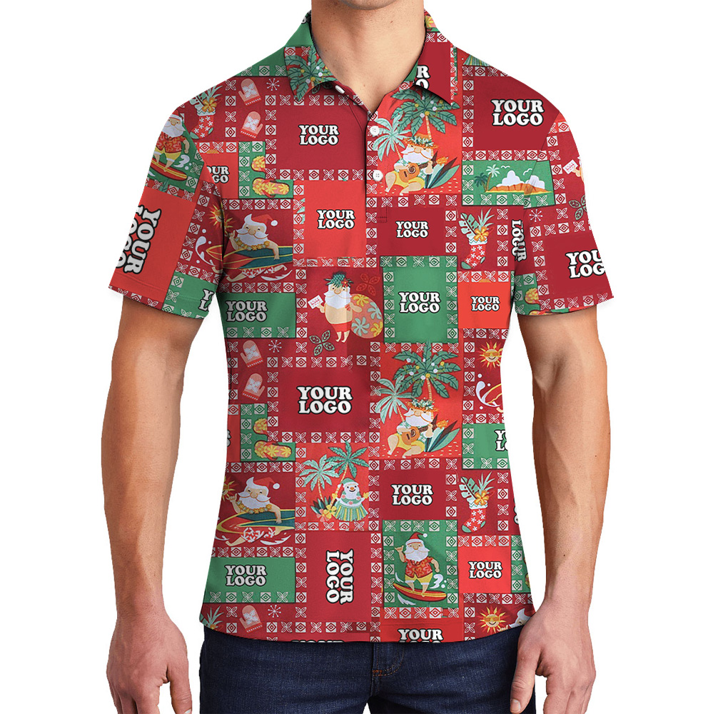 Polo Shirt Christmas Island Holiday Custom Logo - variant image 1