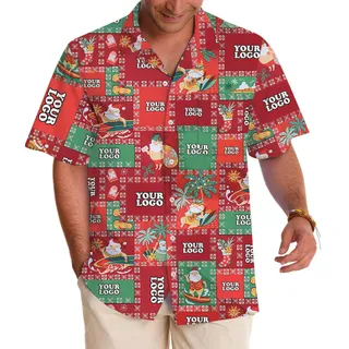 Christmas Island Holiday Custom Logo Hawaiian Shirt