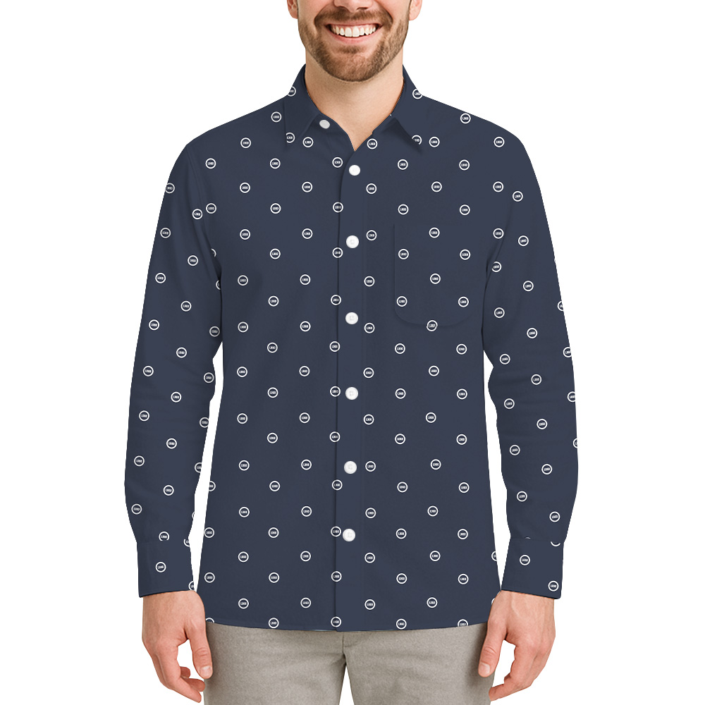 Custom Logo Button Long Sleeves Shirt - variant image 1