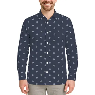 Custom Logo Button Long Sleeves Shirt