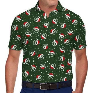 [Color + Logo] Christmas Custom Logo Polo Shirt