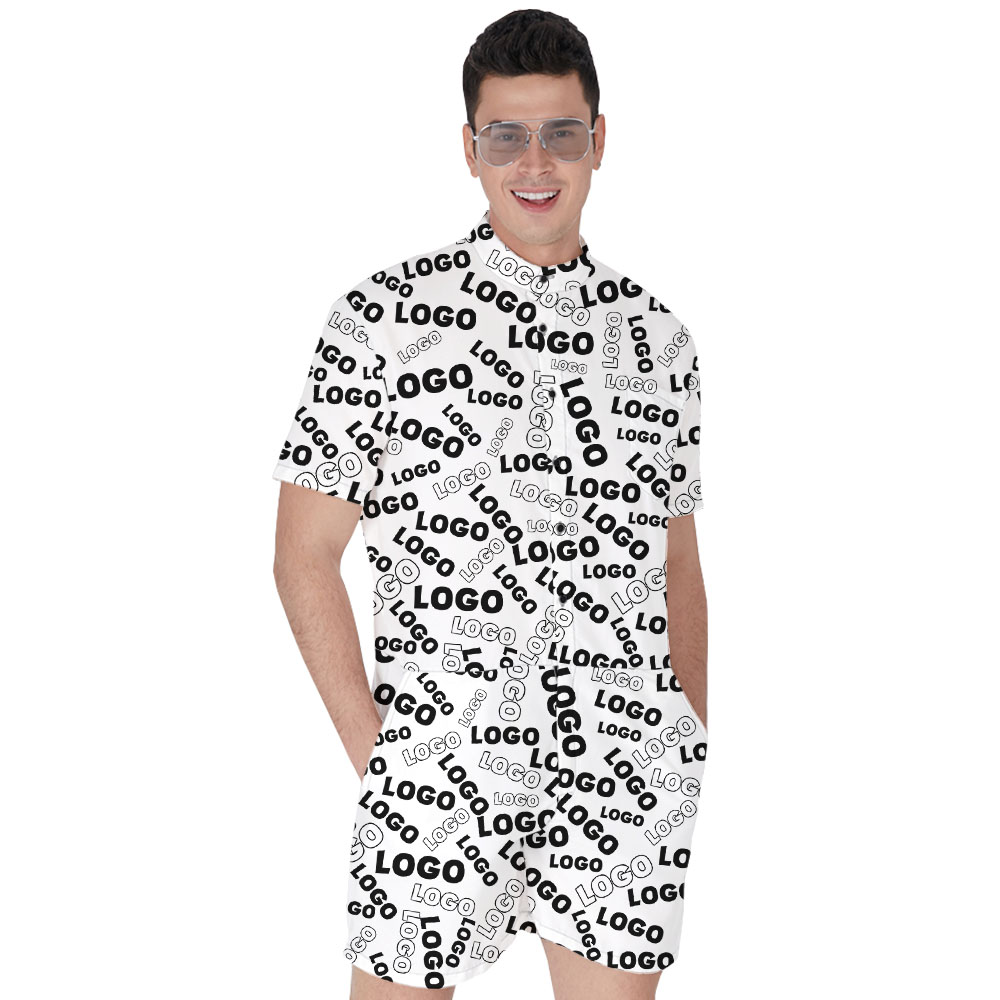 Fully Custom Logo Men's Romper - variant image 1