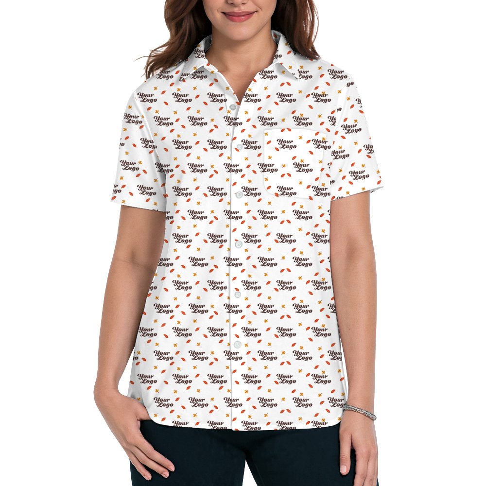 Thanksgiving Custom Logo Leaf Fall Hawaiian Shirt