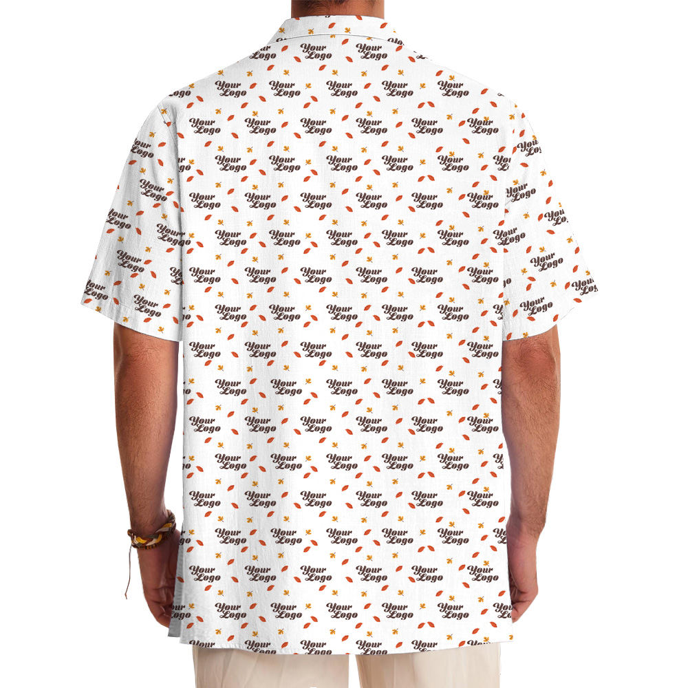 Thanksgiving Custom Logo Leaf Fall Hawaiian Shirt