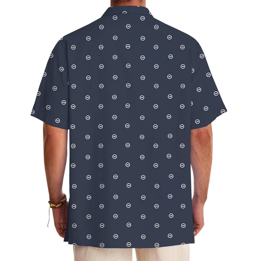 Custom Small Logos Hawaiian Shirt