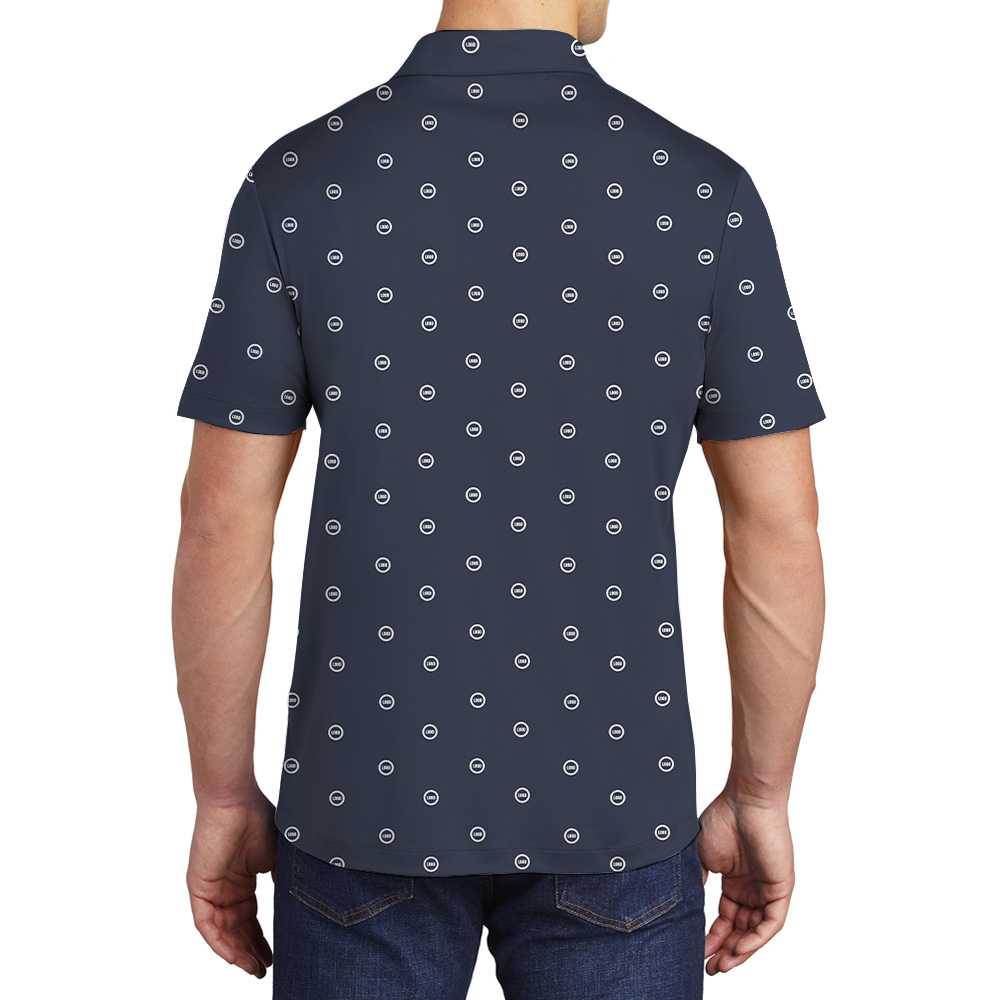 Custom Multiple Small Logo Polo Shirt